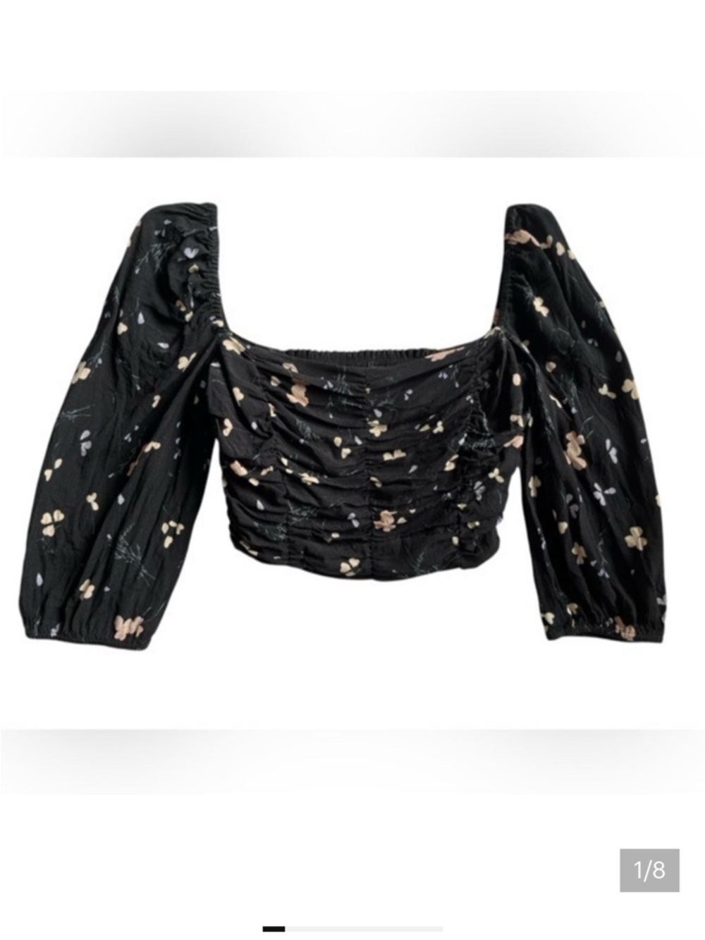 Wilfred Black Floral Blouse